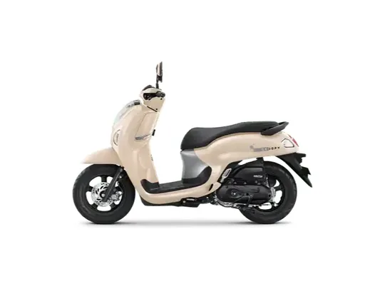 Honda Scoopy 110 cc in Fashion Cream; model reference, not a photo of the rental unit